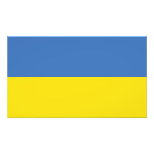 Foto Bandera de Ucrania, ucraniano Slava Ukraini Слава 