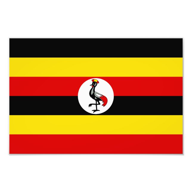 Foto Bandera de Uganda (Frente)