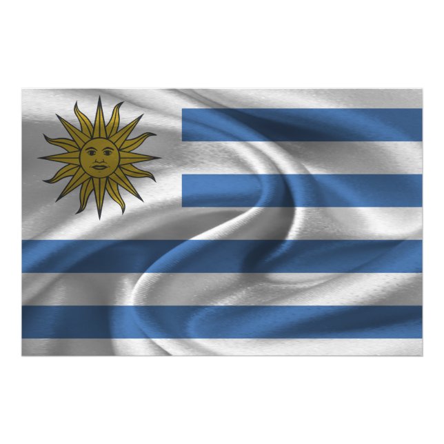 Foto Bandera de Uruguay (Frente)