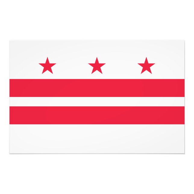 Foto Bandera de Washington DC (Frente)