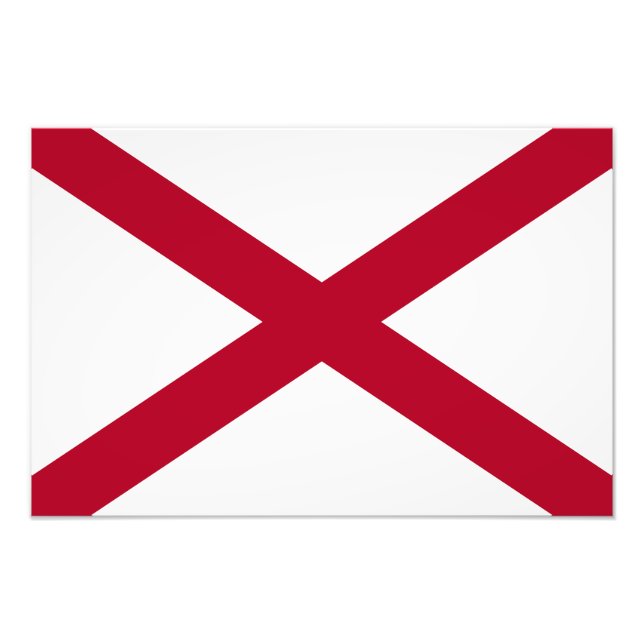 Foto Bandera del estado de Alabama (Frente)