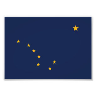 Foto Bandera del estado de Alaska