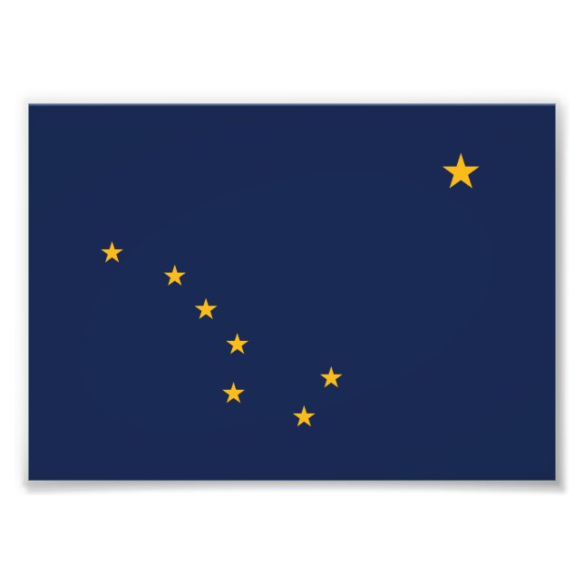 Foto Bandera del estado de Alaska (Frente)
