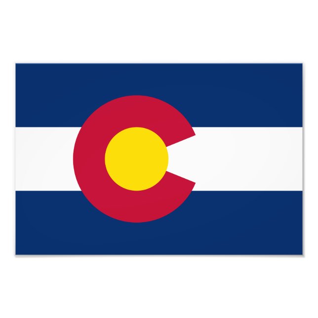 Foto Bandera del estado de Colorado (Frente)