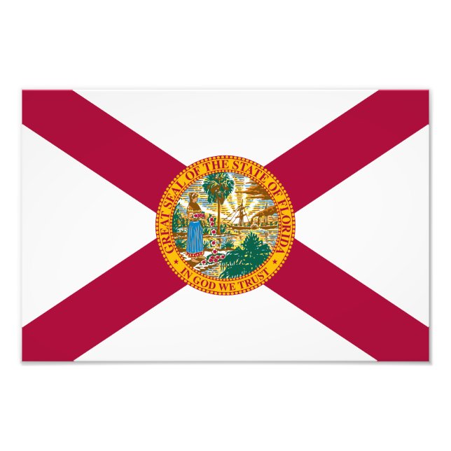 Foto Bandera del estado de Florida (Frente)