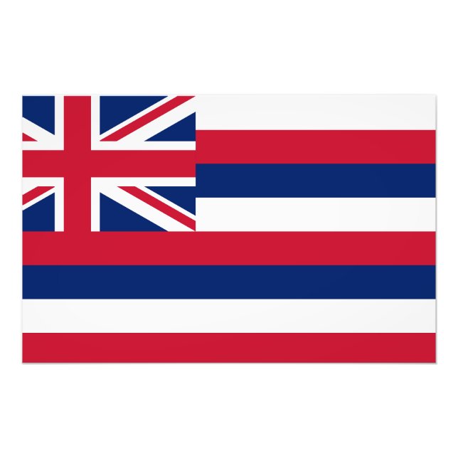 Foto Bandera del Estado de Hawái (Frente)