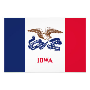 Foto Bandera del estado de Iowa