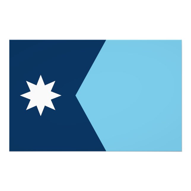 Foto Bandera del estado de Minnesota Estados Unidos (Frente)