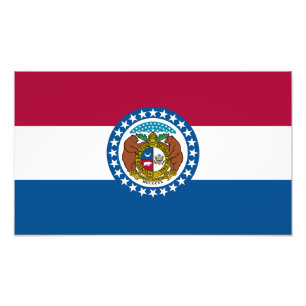 Foto Bandera del estado de Missouri