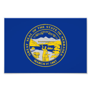 Foto Bandera del estado de Nebraska