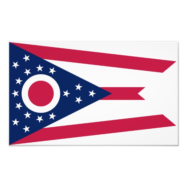 Foto Bandera del Estado de Ohio (Frente)