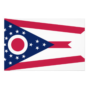 Foto Bandera del Estado de Ohio Estados Unidos