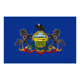 Foto Bandera del Estado de Pennsylvania