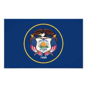 Foto Bandera del estado de Utah