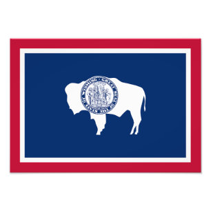 Foto Bandera del estado de Wyoming