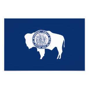 Foto Bandera del estado de Wyoming