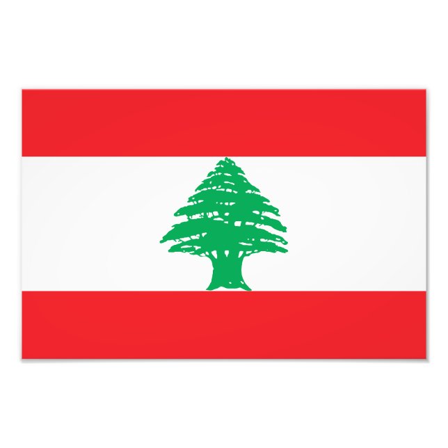 Foto Bandera del Líbano (Frente)