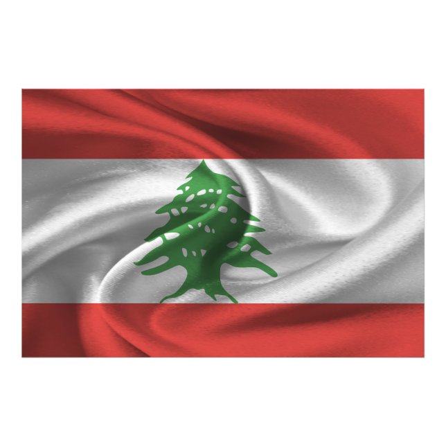 Foto Bandera del Líbano (Frente)