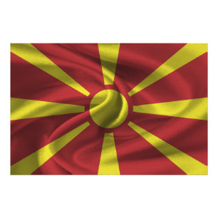 Foto Bandera del Norte de Macedonia