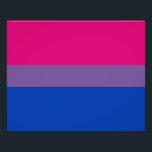 Foto Bandera del Orgullo Bisexual<br><div class="desc">La bandera del orgullo bisexual fue diseñada en 1998 para darle a la comunidad bisexual su propio símbolo comparable a la bandera del orgullo gay de la comunidad LGBT más grande y aumentar la visibilidad de los bisexuales, tanto entre la sociedad como dentro de la comunidad LGBT. La franja rosa...</div>