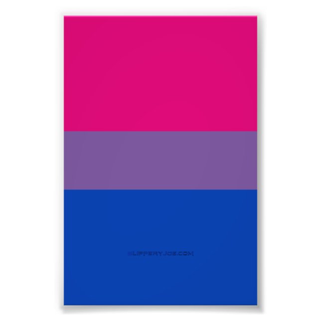 Foto Bandera del Orgullo Bisexual de SlipperyJoe lavand (Frente)