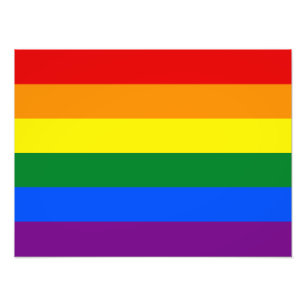 Foto Bandera del Orgullo Gay Arcoiris LGBT