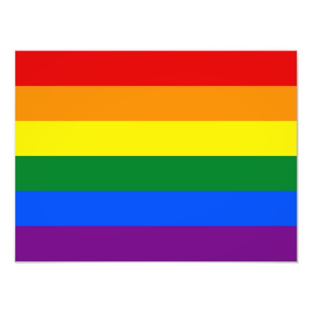 Foto Bandera del Orgullo Gay Arcoiris LGBT (Frente)
