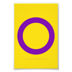 Foto Bandera del orgullo intersexual de SlipperyJoe fon