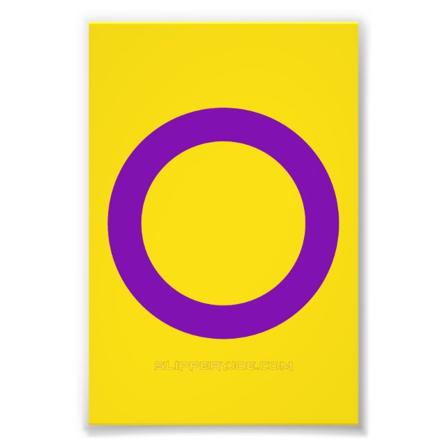 Foto Bandera del orgullo intersexual de SlipperyJoe fon (Frente)