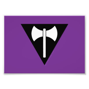 Foto bandera del orgullo lésbico SlipperyJoe feminista 