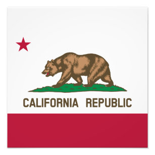 Foto Bandera del oso de la República Cali de California