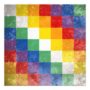 Foto Bandera del pueblo aimara
