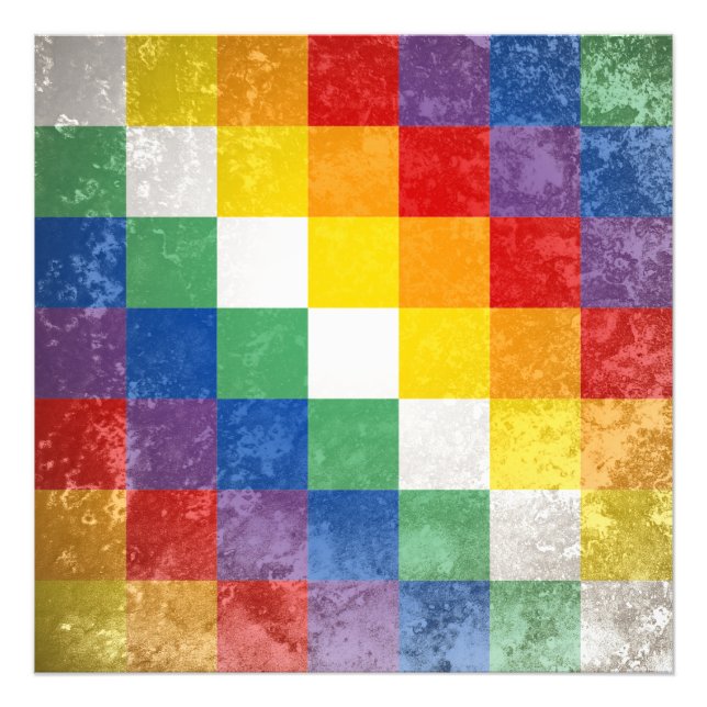Foto Bandera del pueblo aimara (Frente)