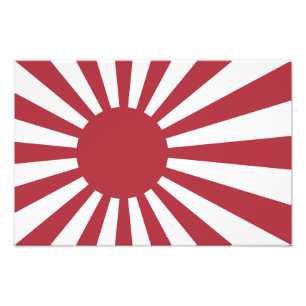 Foto Bandera del Sol Naciente Imperial Japonés, Edo a l