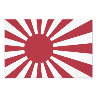 Foto Bandera del Sol Naciente Imperial Japonés, Edo a l