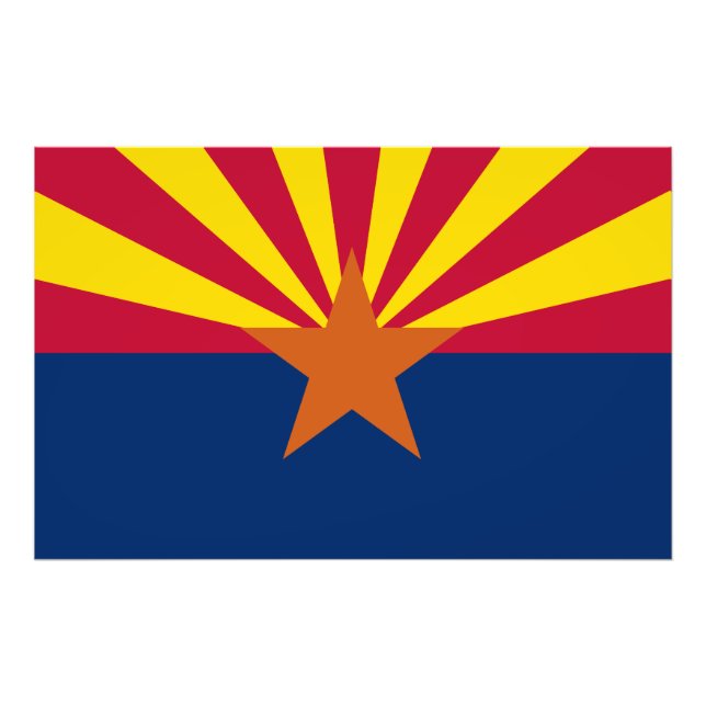 Foto Bandera Estatal de Arizona (Frente)