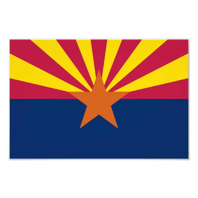 Foto Bandera Estatal de Arizona (Frente)