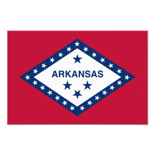 Foto Bandera estatal de Arkansas