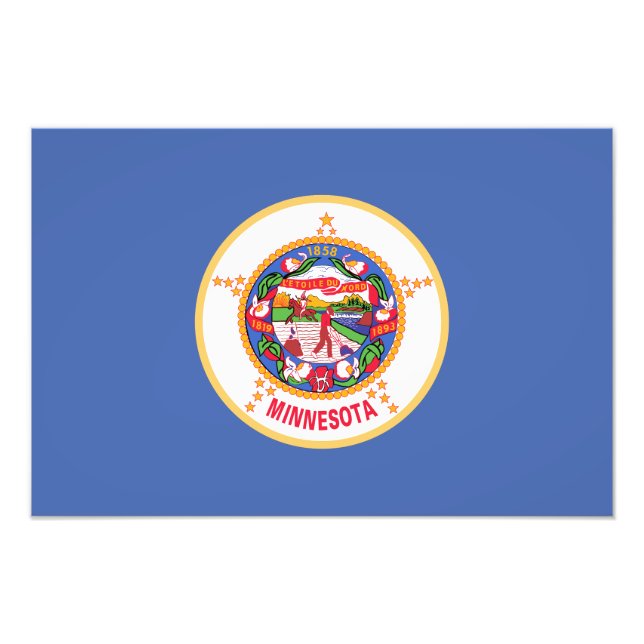 Foto Bandera estatal de Minnesota (Frente)