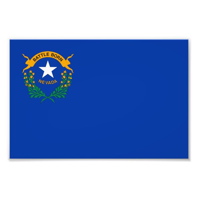 Foto Bandera Estatal de Nevada (Frente)