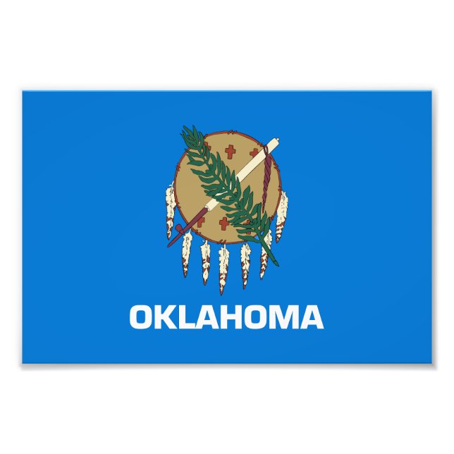 Foto Bandera estatal de Oklahoma (Frente)