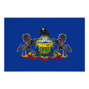 Foto Bandera Estatal de Pennsylvania
