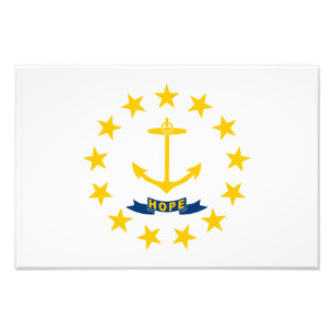 Foto Bandera estatal de Rhode Island