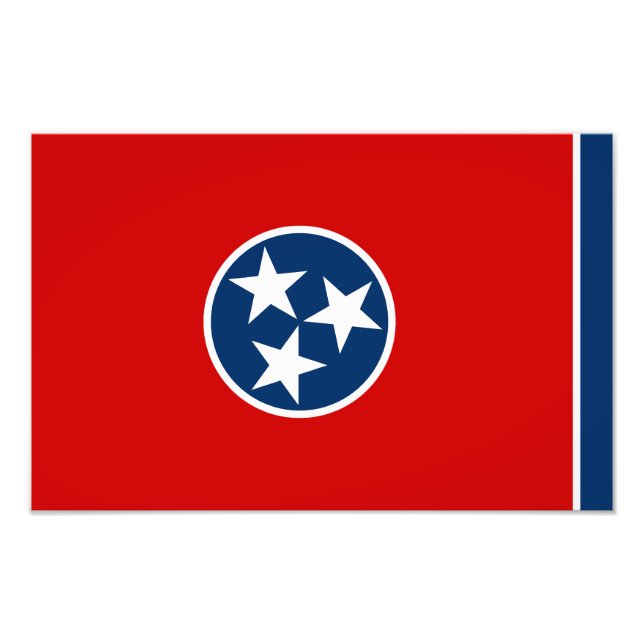 Foto Bandera Estatal Tennessee (Frente)
