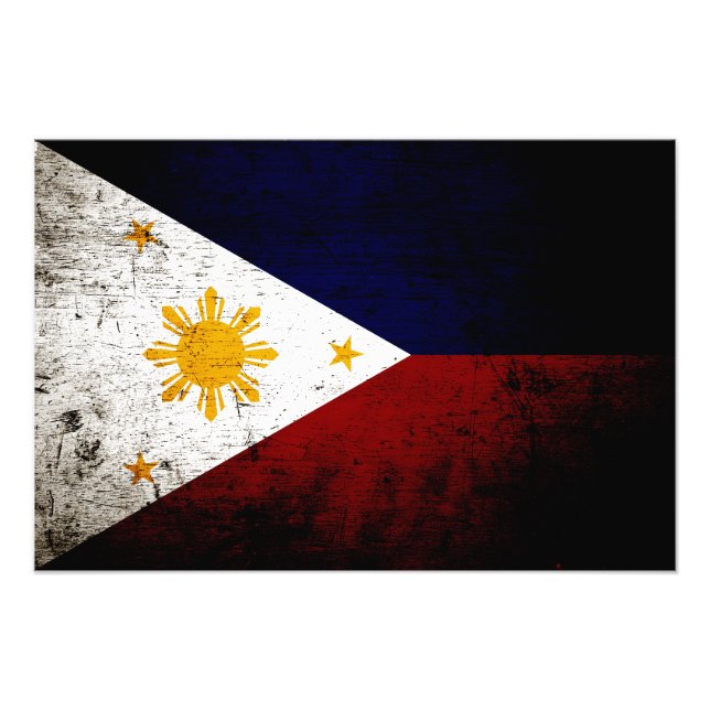 Foto Bandera negra de Filipinas (Frente)