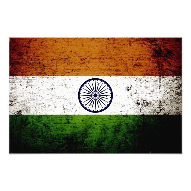 Foto Bandera negra de la India (Frente)
