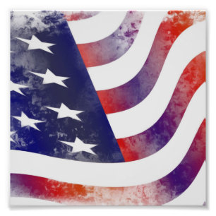 Foto Bandera norteamericana de Grunge