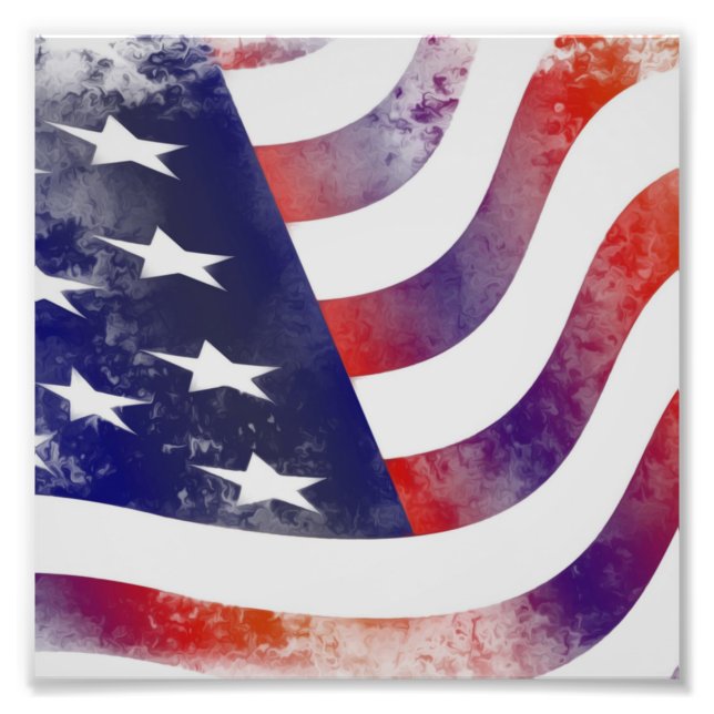 Foto Bandera norteamericana de Grunge (Frente)