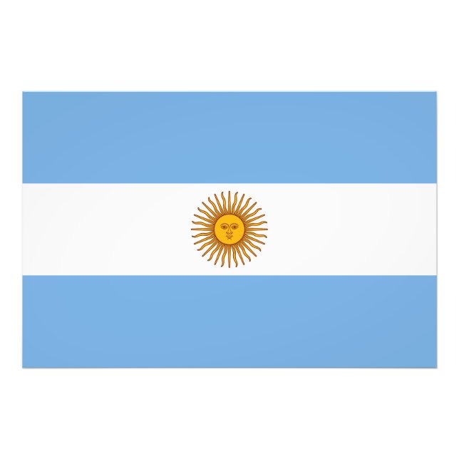 Foto Bandera Patriótica Argentina (Frente)