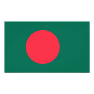 Foto Bandera patriótica de Bangladesh